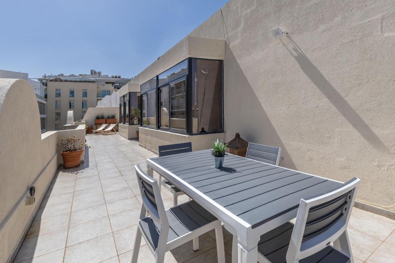 Large Terrace Penthouse Sliema Apartment Luaran gambar